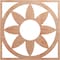 Ekena Millwork Blume Wood Fretwork Pierced Ceiling Medallion, Cherry, 24"OD x 8 3/8"ID x 1/4"T CMWP24X24X0250BLCH - alternate 1